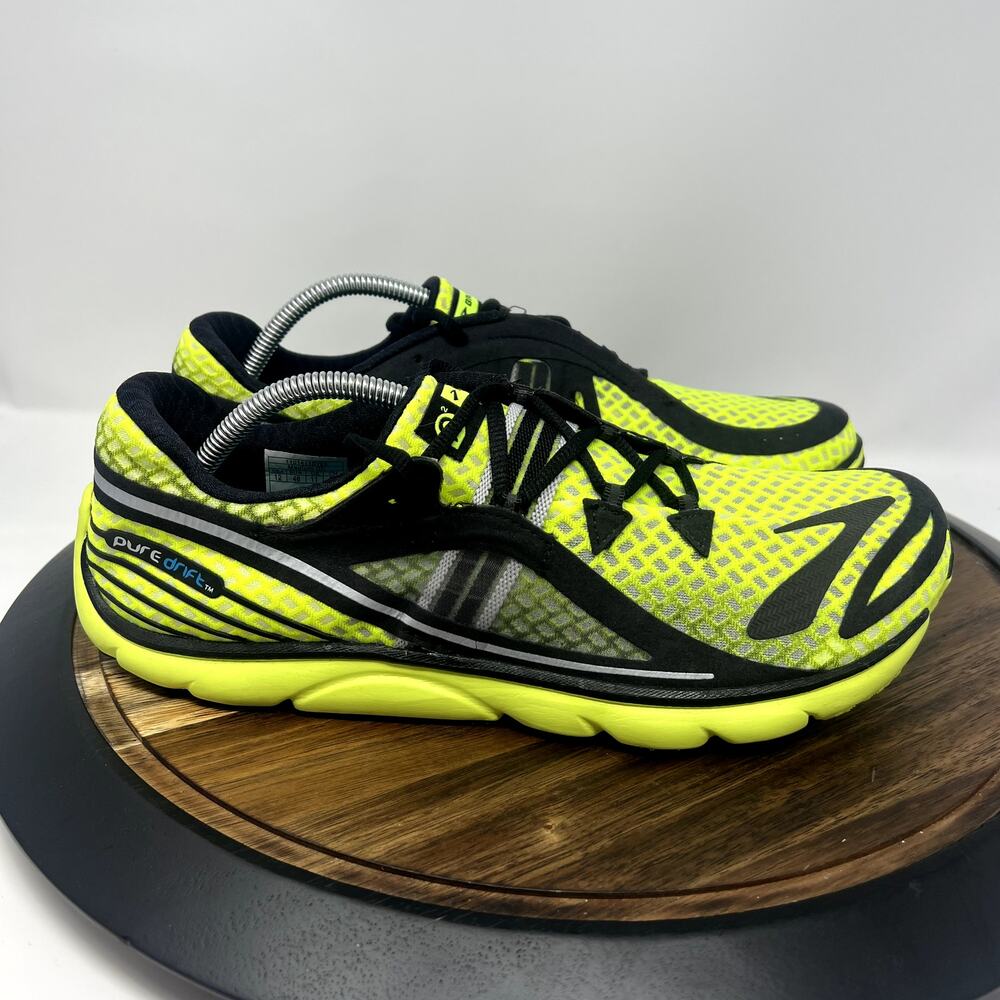 Brooks Pure Drift Men's 12 Running Shoes Outdoor Training Yellow Black